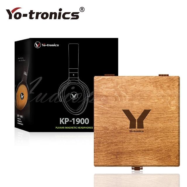 Yo-tronics-【Yo-tronics】KP-1900平面振膜耳機(解析升級 燒友回饋必聽 封閉式櫻桃木)