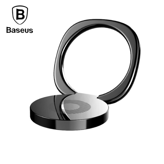 Baseus倍思-【Baseus倍思】金屬質感 手機支架 手機扣環 指環支架 手機支架 磁吸指環扣 車載支架(支架)