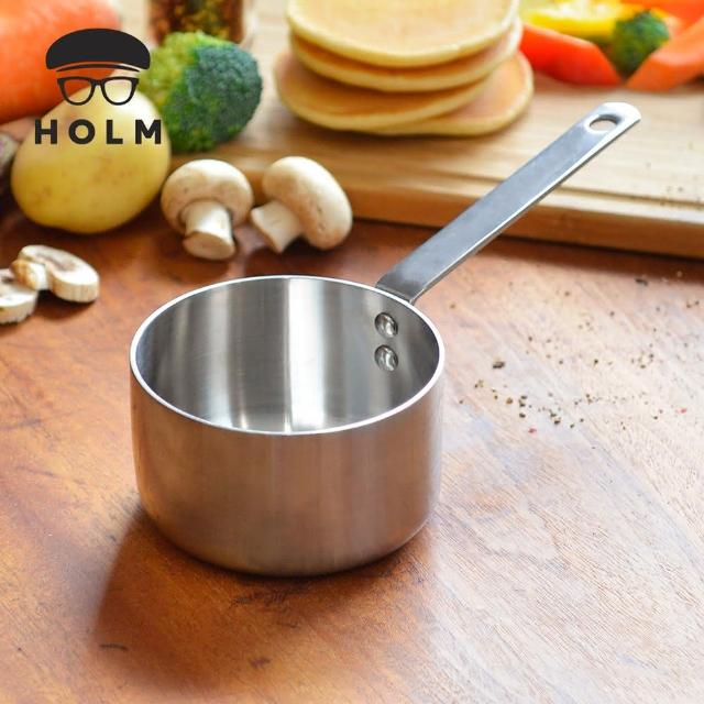 丹麥HOLM-【丹麥HOLM】單柄耐磨不鏽鋼調理醬汁鍋-10cm(醬料鍋 調理鍋 單柄鍋 片手鍋)