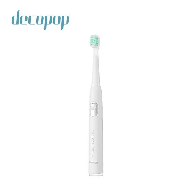 decopop-【decopop】極淨鑽白音波電動牙刷(DP-253)