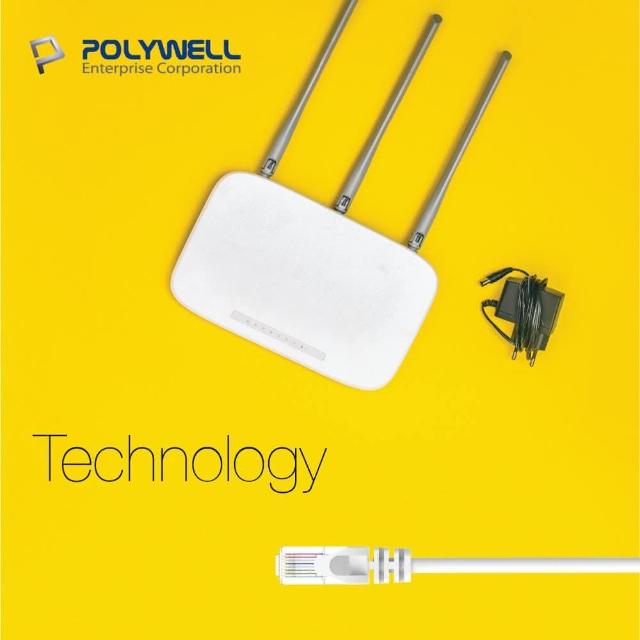 POLYWELL-【POLYWELL】CAT6 乙太網路線 UTP 1Gbps/1000Mbps 20M(適合ADSL/MOD/Giga網路交換器/無線路由器)