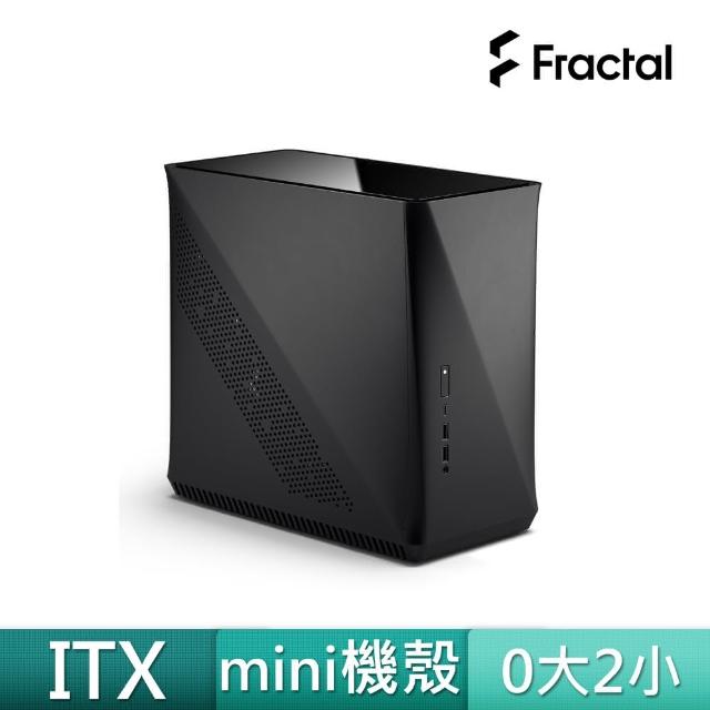 Fractal Design-【Fractal Design】Era ITX 北歐風 迷你ITX機殼-石墨黑(瑞典精品/GPU-29cm/CPU-12cm)